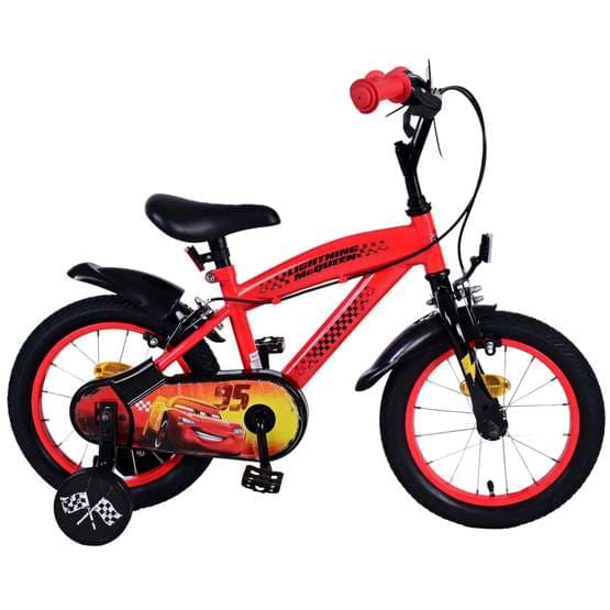 Volare - børnecykel - biler 14 tommer dobbelte håndbremser