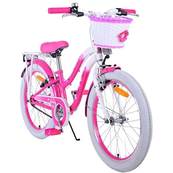 Volare - Barncykel - Lovely 20 Tum Rosa - Dubbla Handbromsar