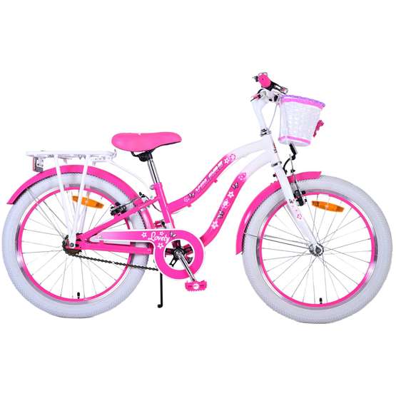 Volare - Barncykel - Lovely 20 Tum Rosa - Dubbla Handbromsar