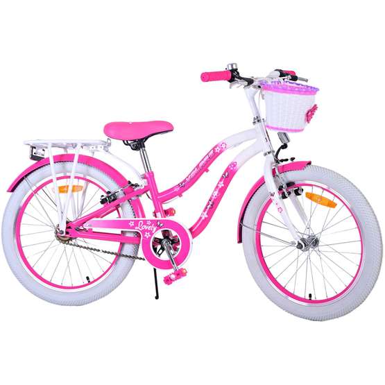 Volare - Barncykel - Lovely 20 Tum Rosa - Dubbla Handbromsar