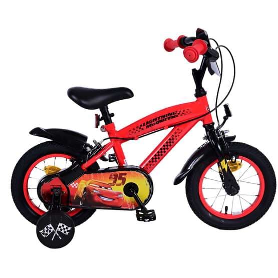 Volare - børnecykel - biler 12 tommer dobbelte håndbremser