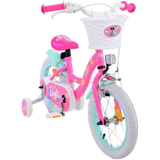 Børnecykel Volare - Barbie 14 tommer fodbremse