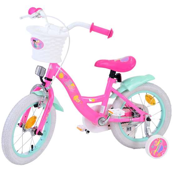 Børnecykel Volare - Barbie 14 tommer fodbremse