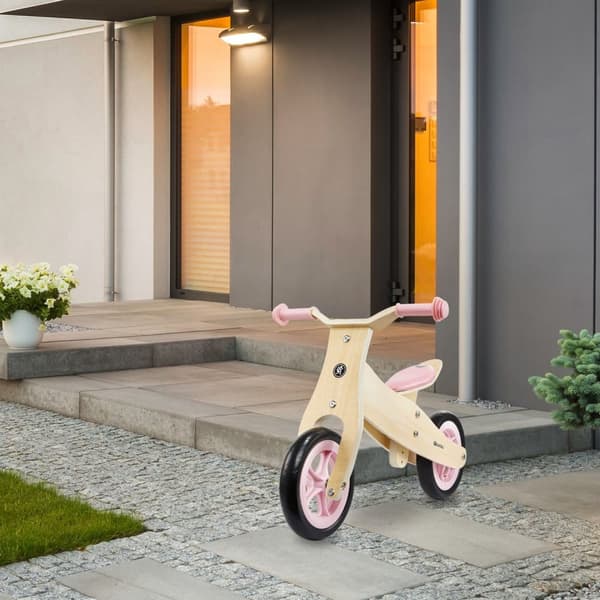 HyperMotion puinen kolmipyörä vauvalle 18 m+, PERCY 2-in-1 lasten maastopyörä, pyörät pienille lapsille, poikatytölle 2 vuotta, säädettävä istuin