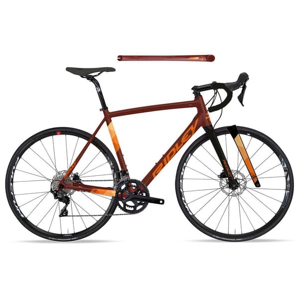 Ridley Fenix Sla Disc 105 Mix Landevejscykel Orange L