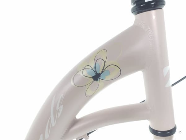 Barncykel Kands Olivia 24" hjul, aluminiumram 130-165 cm hög, 3 växlar Shimano, Rosa