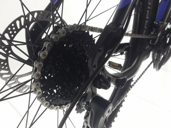 Herrcykeln Kands Comp-er hydraulisk, aluminium, 29 tum hjul, 168 - 185 cm, 24 växlar, svart/blå
