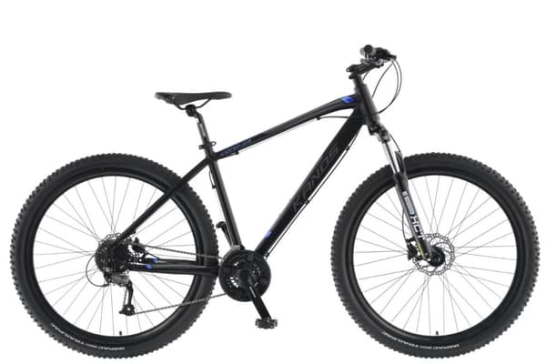 Herrcykeln Kands Comp-er hydraulisk, aluminium, 29 tum hjul, 168 - 185 cm, 24 växlar, svart/blå