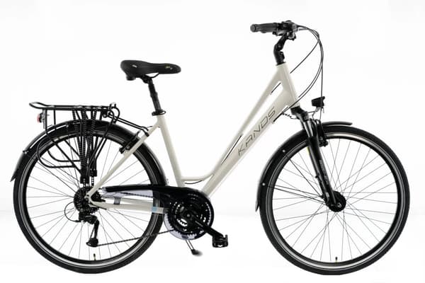 Kands Elite Pro 28" hjul, damcykel, 168 - 185 cm, aluminium, 24 växlar, vit
