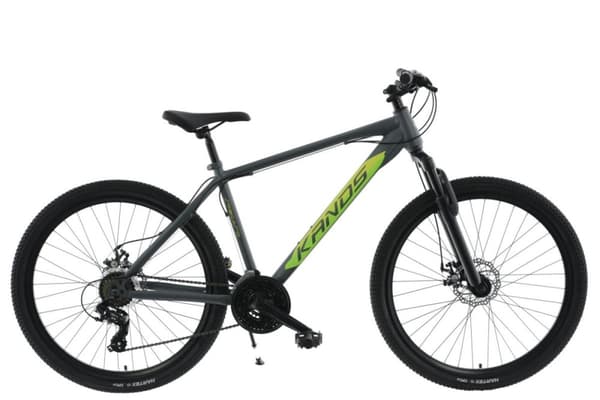 Kands Spectro MTB-cykel 27,5" hjul, 166-188 cm, Grafit/Grön