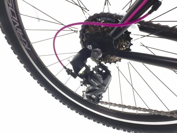 Damcykel Kands Energy 500 27,5", 150-165 cm, 21 växlar, svart/rosa