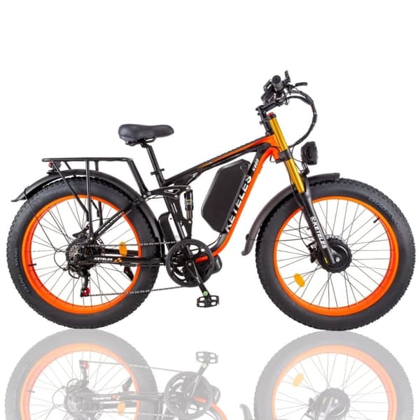 KETELES K800PRO aikuisten 2000W sähköpyörä, 23AH Samsung-akku, Shimano 7 Speed, 26*4.0 rengas, täysjousitettu sähköinen maastopyörä.