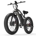 Miniatyrbild 2 av 10: LANKELEISI MG740 PLUS Elcykel för vuxen 26*4.0'' Däck 1000W*2 Dubbelmotor 48V20Ah Batteri Maxhastighet 49km/h