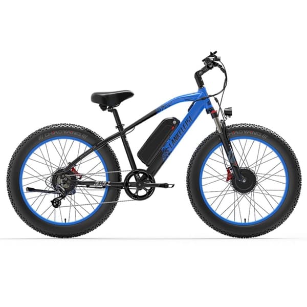 LANKELEISI MG740 PLUS aikuisten sähköpyörä 26*4.0'' rengas 1000W*2 kaksoismoottori 48V20Ah akku Maksiminopeus 49km/h