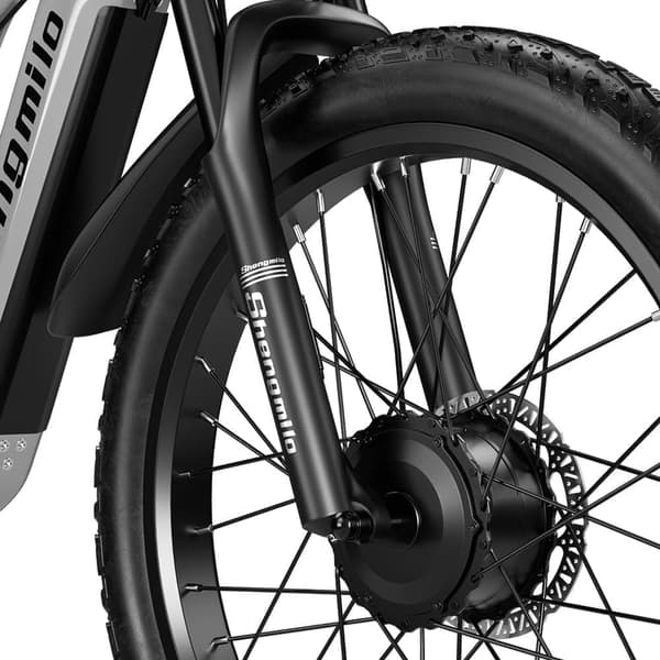 Shengmilo elektrisk cykel til voksen med 2*1000W motoreffekt 17,5AH Samsung batteri, farve LCD stort instrument, Mountain Ebike til mand
