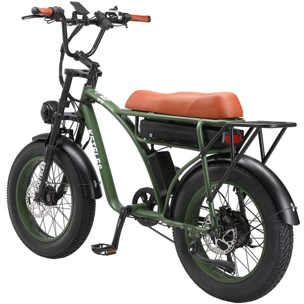 KETELES KF8 1000W/2000W aikuisten kaupunkisähköpyörä, Samsung 23AH akku, 20*4.0 Fat Tire, Shimano 7 Speed, Hydrauliöljylevyjarru.