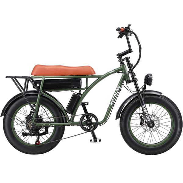 KETELES KF8 1000W/2000W aikuisten kaupunkisähköpyörä, Samsung 23AH akku, 20*4.0 Fat Tire, Shimano 7 Speed, Hydrauliöljylevyjarru.