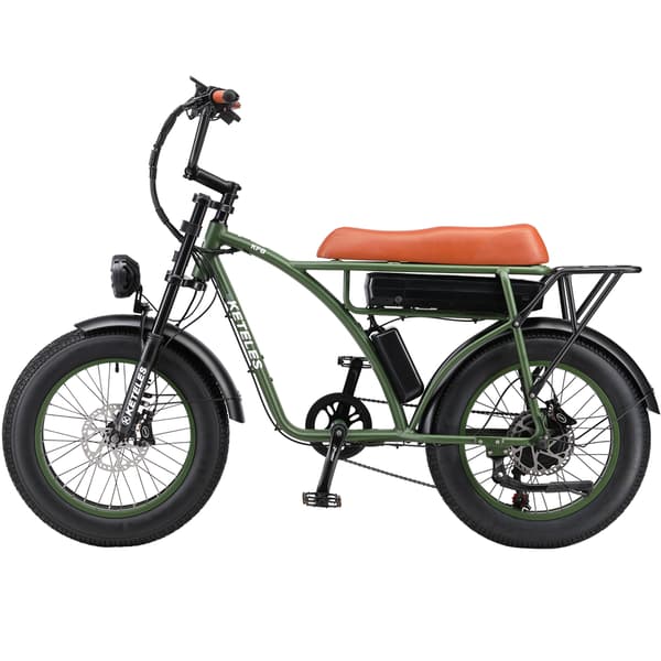KETELES KF8 1000W/2000W aikuisten kaupunkisähköpyörä, Samsung 23AH akku, 20*4.0 Fat Tire, Shimano 7 Speed, Hydrauliöljylevyjarru.