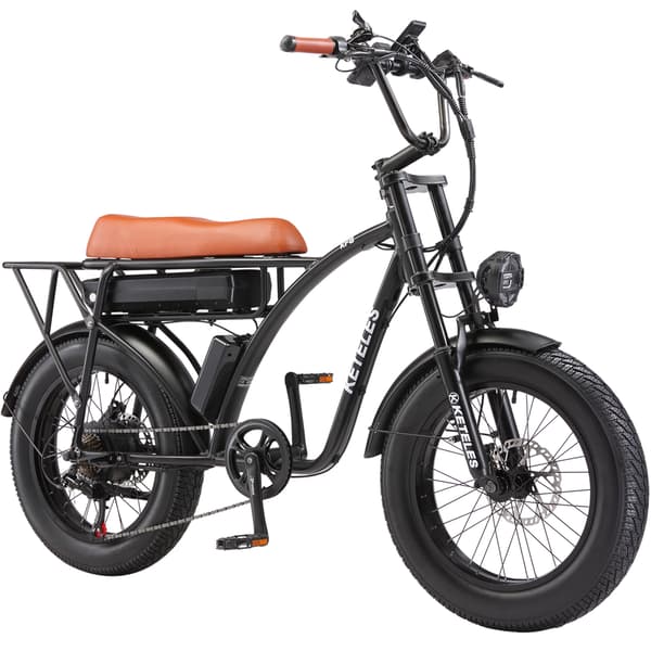 KETELES KF8 1000W/2000W aikuisten kaupunkisähköpyörä, Samsung 23AH akku, 20*4.0 Fat Tire, Shimano 7 Speed, Hydrauliöljylevyjarru.