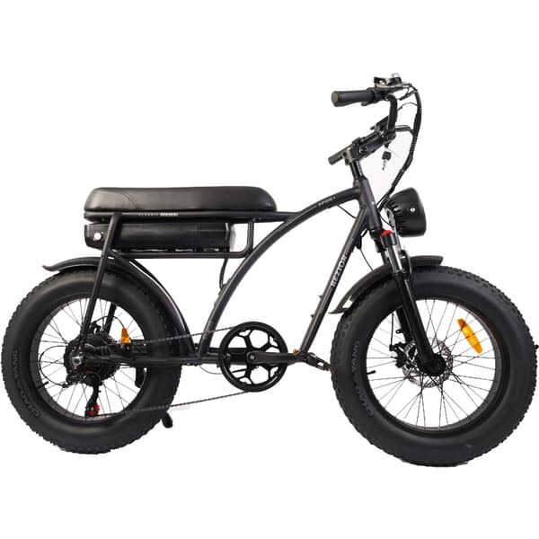 BEZIOR XF001 voksen city elcykel, 1000W motor, 12,5AH batteri, 20*4,0 dæk, Shimano 7 gear.
