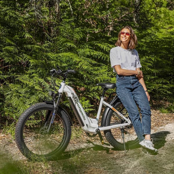 Shengmilo MX06 Elcykel 1000W Bafang Urban Cykel Fatbike elektrisk 26"*3 Fat Tire E-cykel 48V17.5AH Batteri Vuxen E-mountainou cykel