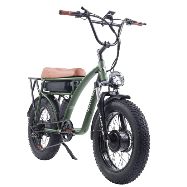 GOGOBEST GF750 Electric City Retro Bike, 2000W moottori, 17.5AH akku, 20*4.0 tuuman renkaat, mekaaniset levyjarrut.