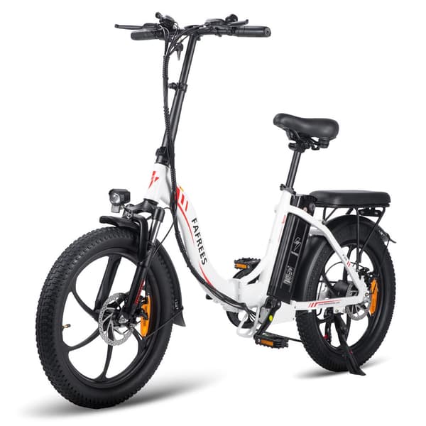 Fafrees F20 Adult City sähköpyörä, 250 W moottori, 16 Ah litiumakku, 20" * 3,0" renkaat. Valkoinen