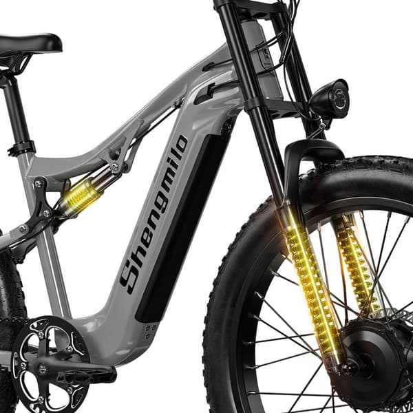 Elcykel 2*1000W Ebike 48V 17,5AH Batteri 26"X3"Fat däck upp till 50+KM/H &85 Miles Long Range Beach Mountain Elcykel