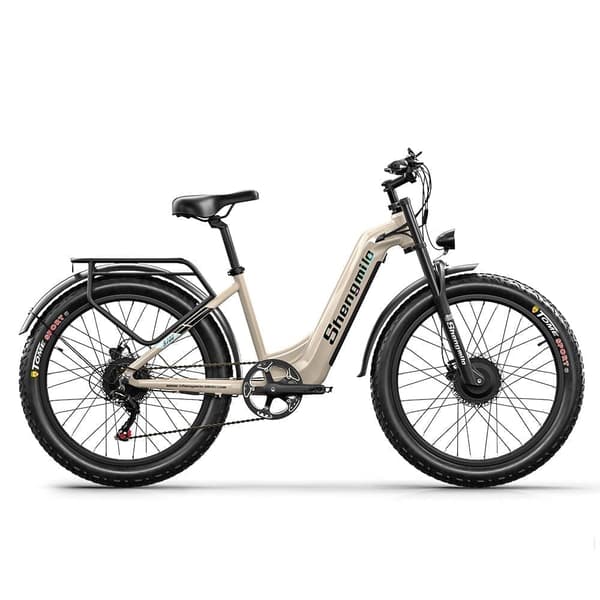 Shengmilo S700 Ebike sähköpyörä aikuinen 2 * 1000W moottori sähköpyörä miesten rasvapyörä 48V17.5AH irrotettava akku e pyörä maastopyörä