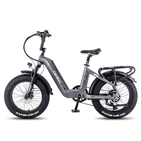 F20 Master City -sähköpyörä, 22,5 Ah Samsung-akku, 500 W moottori, kaksinkertaiset iskunvaimentimet, hiilikuiturunko, 20"*4,0" renkaat, SHIMANO 7 vaih