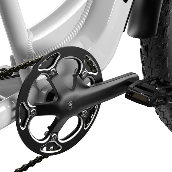 Shengmilo fullfjädrad elcykel, 1000 W elcykel, 90 km räckvidd SAMSUNG Li-ion-batteri, 26" elektrisk mountainbike, LCD-skärm, MX06, vit