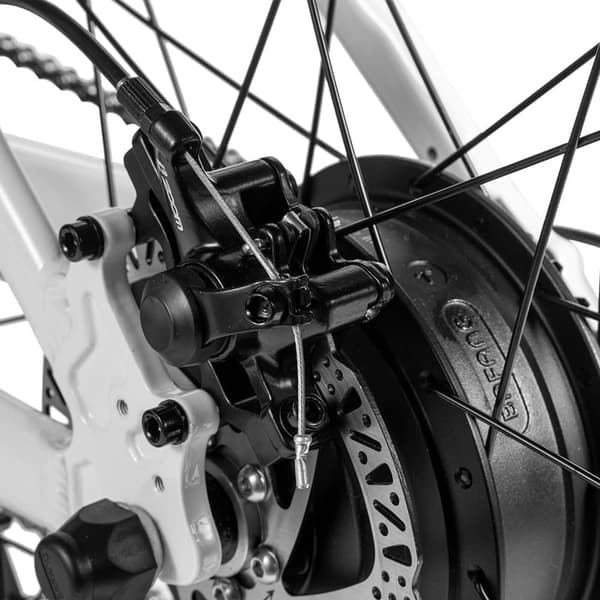 Shengmilo Elcykel för vuxna MX06 Vit, 1000W Borstlös-motor, 840Wh batteri, 7-växlad, luftsadel, 90 km räckvidd, Mountain eBike