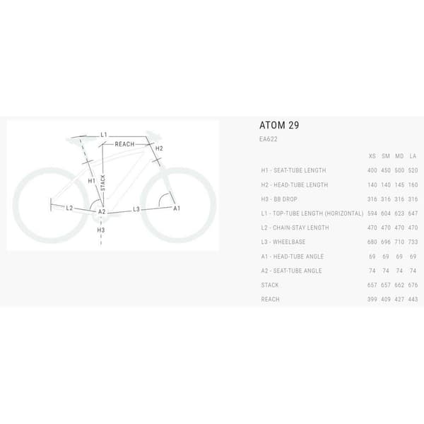 Bh Atom 29´´ Bh1e Alivio 2022 Elektrisk Mtbcykel Sort L