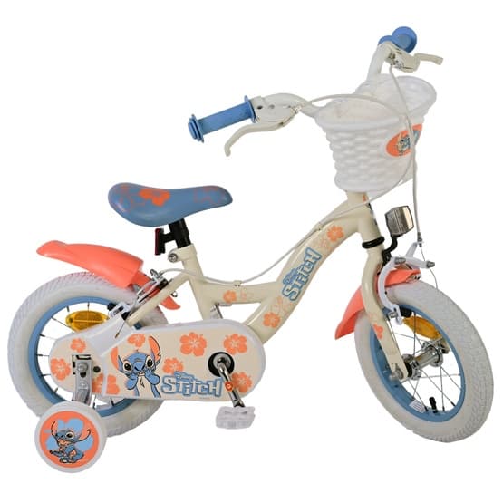 Børnecykel Volare - Stitch 12 Tommer - Håndbremse 2X Håndbremser