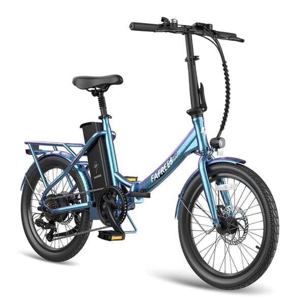 Fafrees F20 Lasting elcykel för vuxna, 250W motor, 18,2Ah batteri, 20"*1,95" däck, SHIMANO 7 speed, lämplig för ryttare höjd: 155-195CM.