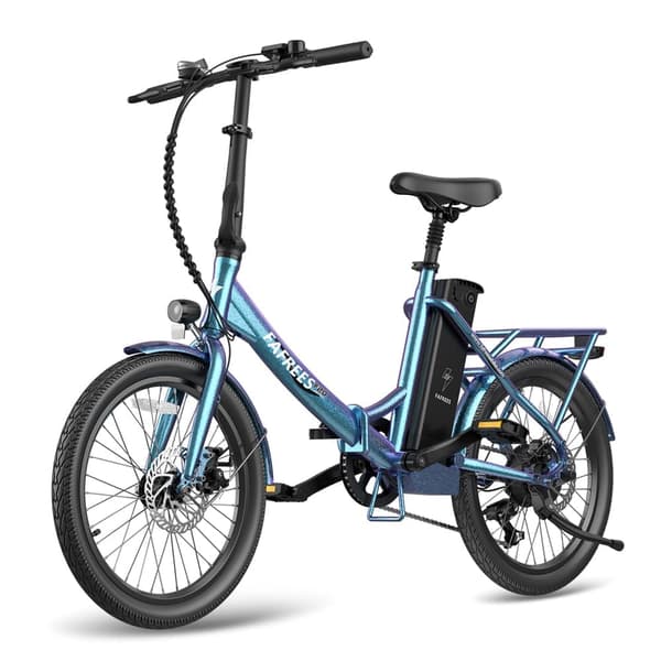 Fafrees F20 Lasting elcykel för vuxna, 250W motor, 18,2Ah batteri, 20"*1,95" däck, SHIMANO 7 speed, lämplig för ryttare höjd: 155-195CM.