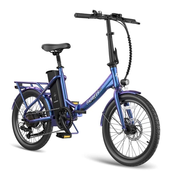 Fafrees F20 Lasting elcykel för vuxna, 250W motor, 18,2Ah batteri, 20"*1,95" däck, SHIMANO 7 speed, lämplig för ryttare höjd: 155-195CM.