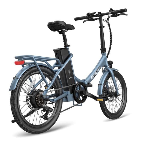 Fafrees F20 Lasting elcykel för vuxna, 250W motor, 18,2Ah batteri, 20"*1,95" däck, SHIMANO 7 speed, lämplig för ryttare höjd: 155-195CM.