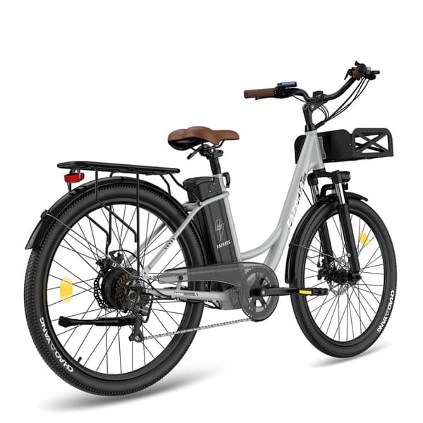 Fafrees F26 Lasting aikuisten sähköpyörä, 250W moottori, 36V/20.3Ah akku, 26*1.95 rengas, SHIMANO 7 vaihdetta, sopii ajajan pituudelle: 158-198cm.
