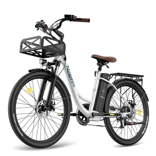 Fafrees F26 Lasting aikuisten sähköpyörä, 250W moottori, 36V/20.3Ah akku, 26*1.95 rengas, SHIMANO 7 vaihdetta, sopii ajajan pituudelle: 158-198cm.