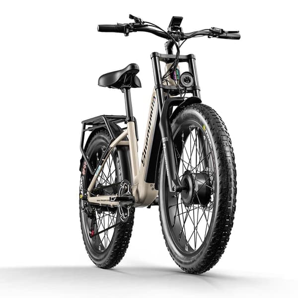 SHENGMILO S700 elcykel 2*1000W Kraftfull Motor ebike 17,5AH SAMSUNG Batteri med 26*3 fat däck mountainbike
