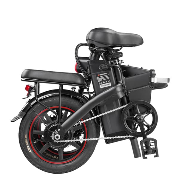 DYU A5 14 tommer fuld foldbar elcykel, 250W motor, 48V 7,5AH batteri, stødabsorberende sæde.