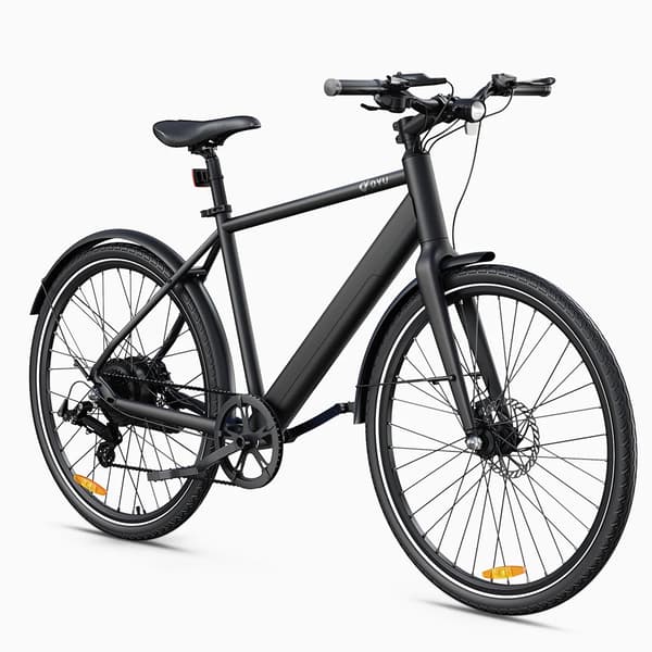DYU Stroll 1 City Elcykel, 250W, 9AH, 25 km/h, 700*38C däck, Shimano 7-växlad, ingen gaspedal