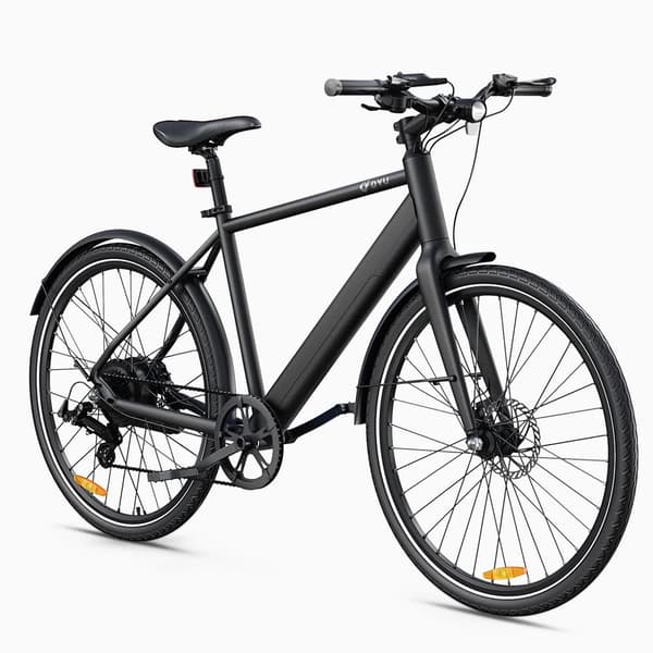DYU Stroll 1 City Elcykel, 250W, 9AH, 25 km/h, 700*38C däck, Shimano 7-växlad, ingen gaspedal