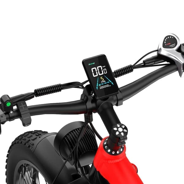 DUOTTS F26 voksen elcykel, 2*750W dobbeltmotorer, 26*4,0 luftdæk, Samsung 48V 20AH batteri, Shimano 7 gear.