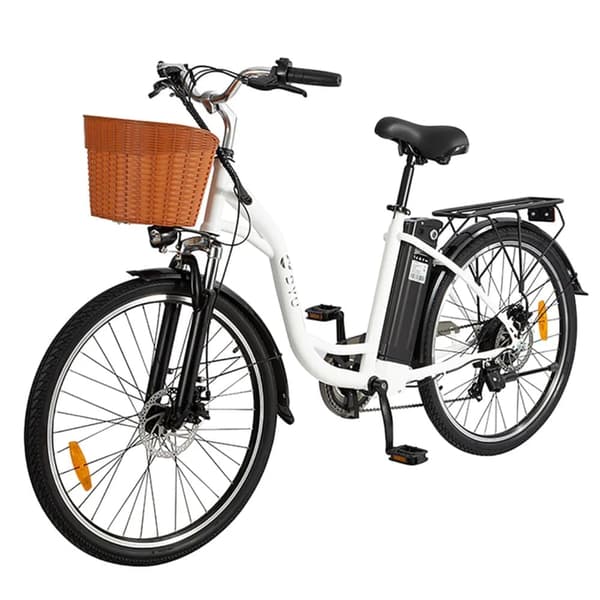 DYU C6 250W aikuisille tarkoitettu sähköpyörä kaupunkiin, 12,5 Ah akku, 26*2,125 rengas, Shimano 6 vaihdetta, 25 km/h