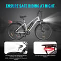 Miniatyrbild 3 av 4: COLORWAY Elcykel 28" VAE - E-BIKE MTB Avtagbart batteri 36V 15Ah - 250W motor - Shimano 7 Speeds - Silver