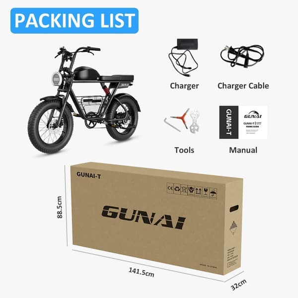 Shengmilo S700 Electric Bike 2*1000W Geared HubMotor 17.5AH Akku hydraulisella levyjarrulla 48KM/H Max Speed ​​​​​​ebike