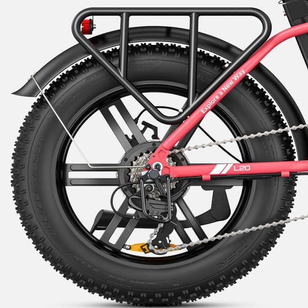ENGWE L20 Adult Step-Through El-cykel, 250W børsteløs motor, 48V13Ah batteri, 20 x 4,0 fedtdæk, Shimano 7 gear.