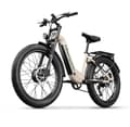 Miniatyrbillede 1 af 11: Shengmilo S700 Elcykel 48V 17,5AH Batteri 2*1000W Motor 26tommer Dæk 60-70KM Max Kilometertal 150KG Max Belastning